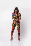 Like a Star Zipper Jacket set